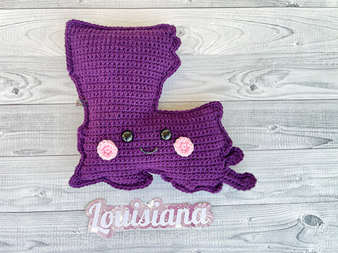 State of Louisiana Kawaii Cuddler® Crochet Pattern