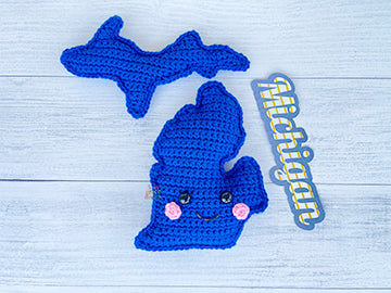 State of Michigan Kawaii Cuddler® Crochet Pattern