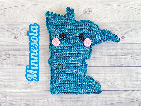 State of Minnesota Kawaii Cuddler® Crochet Pattern