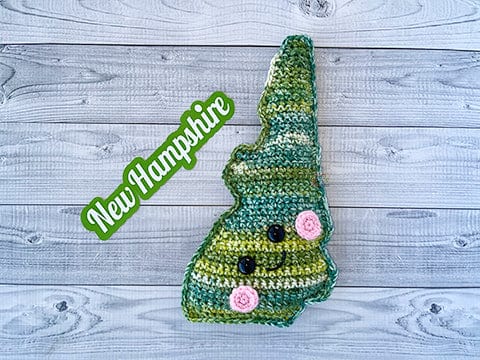 State of New Hampshire Kawaii Cuddler® Crochet Pattern