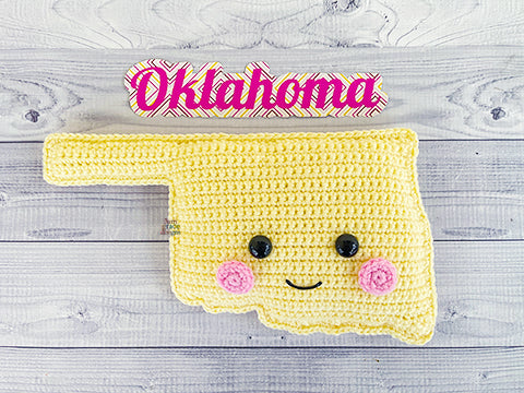 State of Oklahoma Kawaii Cuddler® Crochet Pattern