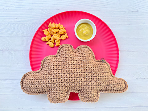 Stegosaurus Dino Nugget Kawaii Cuddler® Crochet Pattern