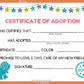 T-Rex Kawaii Cuddler® Adoption Certificate