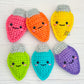 Tiny Christmas Light Kawaii Cuddler® Crochet Pattern