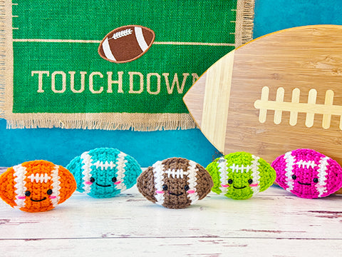 Tiny Football Kawaii Cuddler® Crochet Pattern