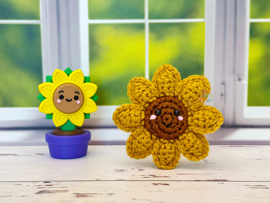 Tiny Sunflower Kawaii Cuddler® Crochet Pattern