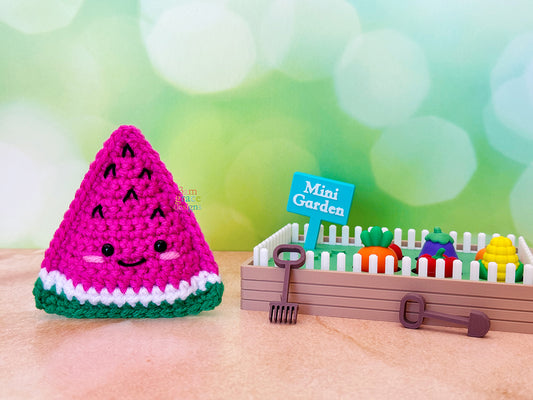 Tiny Watermelon Kawaii Cuddler® Crochet Pattern