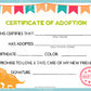 Triceratops Kawaii Cuddler® Adoption Certificate