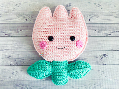 Tulip Flower Kawaii Cuddler® Crochet Pattern