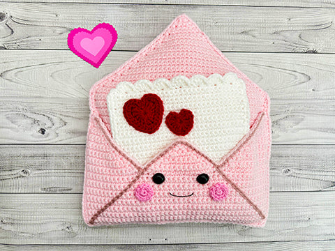 Valentine Love Letter Kawaii Cuddler® Crochet Pattern