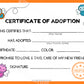 Love Bug Kawaii Cuddler® Adoption Certificate