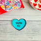 Yarn 4 U Conversation Heart Vinyl Sticker