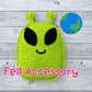 Felt Alien Mouths For Crochet/Knit Amigurumi - Set of 8