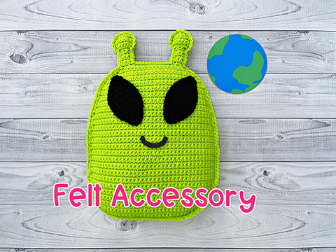 Felt Alien Mouths For Crochet/Knit Amigurumi - Set of 8