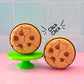 Chocolate Chip Cookie Clicker Fidget Keychain