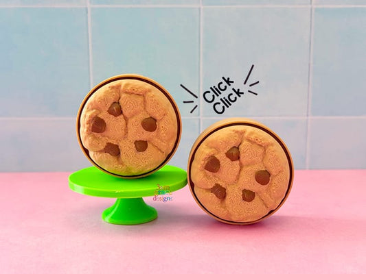 Chocolate Chip Cookie Clicker Fidget Keychain