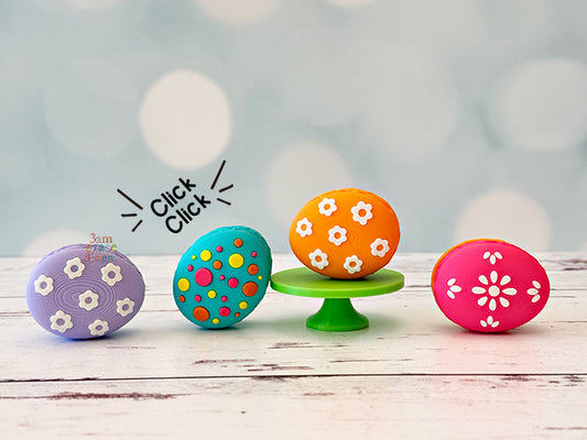 Easter Egg Macaron Clicker Fidget