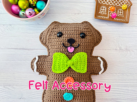 Felt Animal Nose & Mouth For Crochet/Knit Amigurumi - 4 Sets