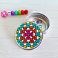 Granny Square Crochet Notions Tin