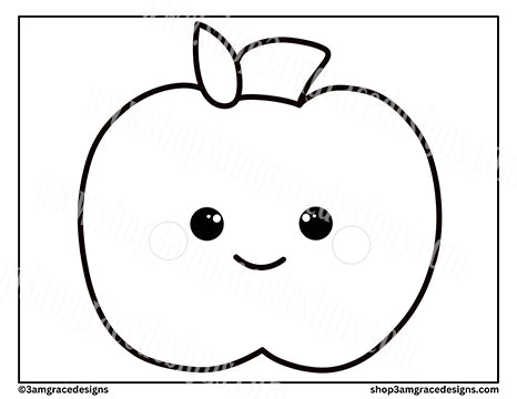 Pumpkin Kawaii Cuddler® Coloring Page