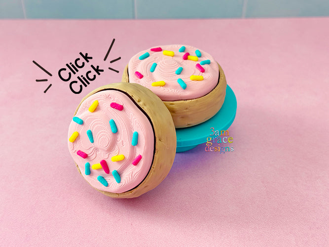 Sugar Cookie Clicker Fidget Keychain