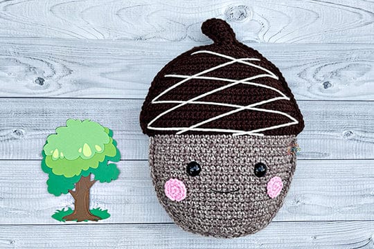 Acorn Kawaii Cuddler® Crochet Pattern