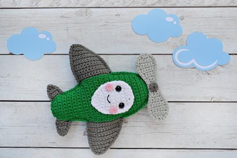 Airplane Kawaii Cuddler® Crochet Pattern