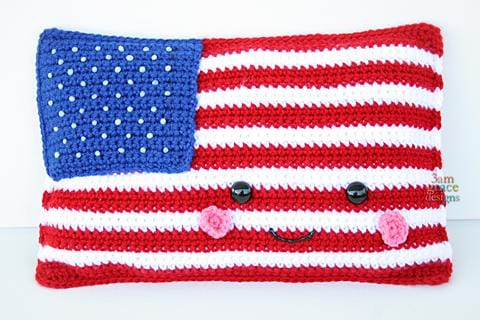 American Flag Kawaii Cuddler® Crochet Pattern