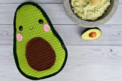 Avocado Kawaii Cuddler® Crochet Pattern