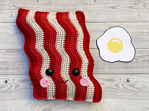 Bacon Kawaii Cuddler® Crochet Pattern