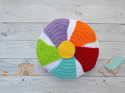 Beach Ball Kawaii Cuddler® Crochet Pattern