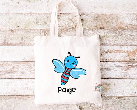 Dragonfly Kawaii Cuddler Tote Bag