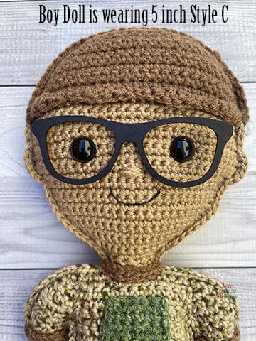 Glasses For Crochet/Knit Amigurumi - Set of 6