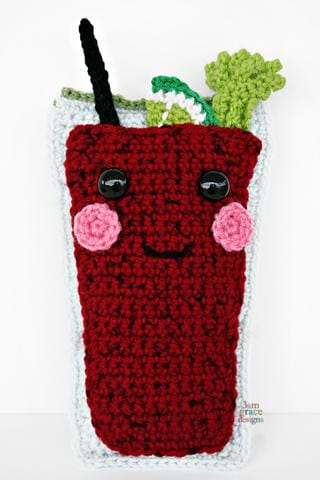 Caesar Drink Kawaii Cuddler® Crochet Pattern