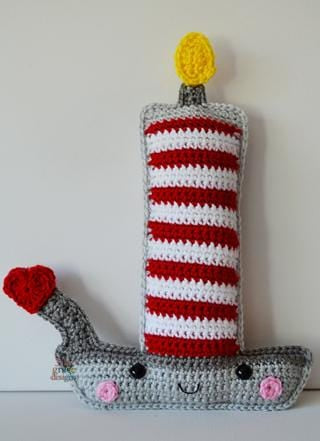 Candlestick Kawaii Cuddler® Crochet Pattern
