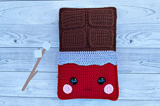 Chocolate Bar Kawaii Cuddler® Crochet Pattern