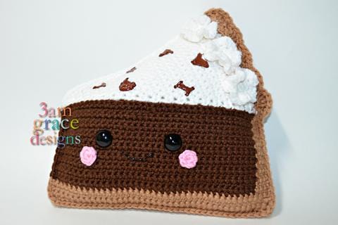 Chocolate Cream Pie Kawaii Cuddler® Crochet Pattern