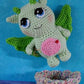 Dylan the Valentine Dragon Amigurumi Crochet Pattern