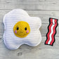 Fried Egg Kawaii Cuddler® Crochet Pattern