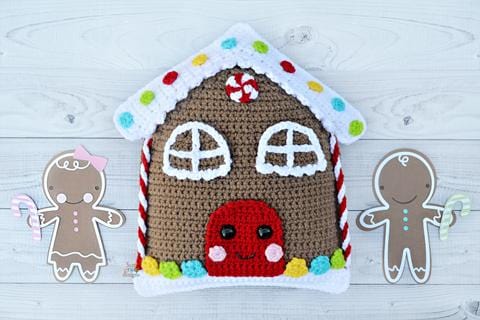 Gingerbread House Kawaii Cuddler® Crochet Pattern