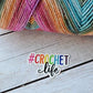Hashtag Crochet Life Vinyl Sticker