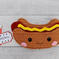 Hot Dog Kawaii Cuddler® Crochet Pattern