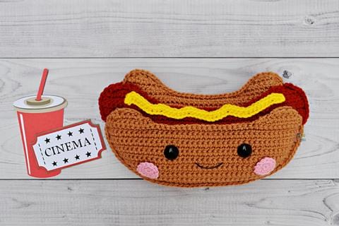 Hot Dog Kawaii Cuddler® Crochet Pattern