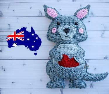 Kangaroo Kawaii Cuddler® Crochet Pattern