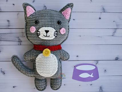 Kitty Cat Kawaii Cuddler® Crochet Pattern