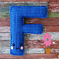 Alphabet Letter F Upper Case Kawaii Cuddler® Crochet Pattern