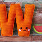 Alphabet Letter W Upper Case Kawaii Cuddler® Crochet Pattern