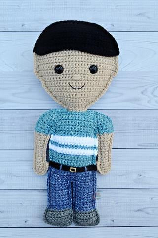 Little Boy Doll Kawaii Cuddler® Crochet Pattern