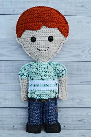 Little Boy Doll Kawaii Cuddler® Crochet Pattern