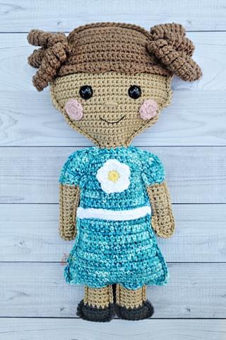 Little Girl Doll Kawaii Cuddler® Crochet Pattern